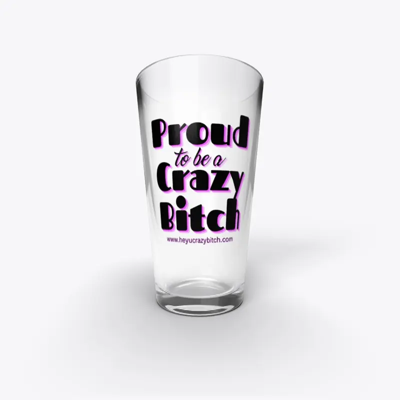 Official Crazy Bitch Pride Drinkware