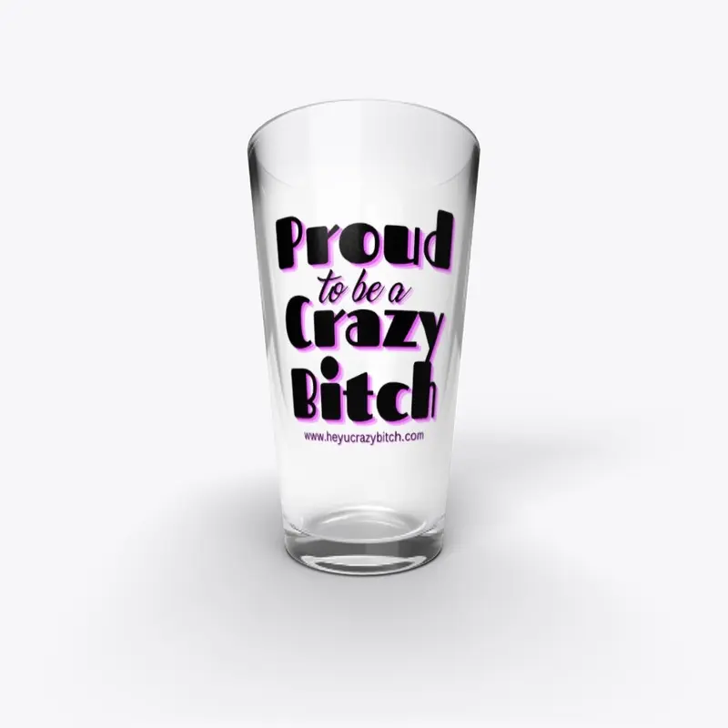 Official Crazy Bitch Pride Drinkware